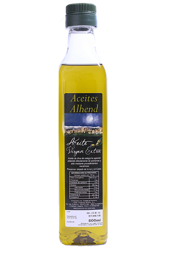 Aceite de Oliva Virgen Extra 500ml (15 Unidades)